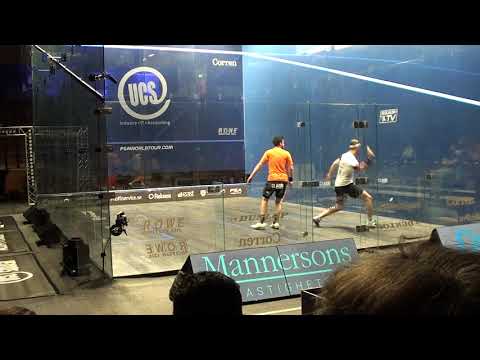Swedish Open in Squash 2018 - quarter final - Daryl Selby vs Simon Rösner