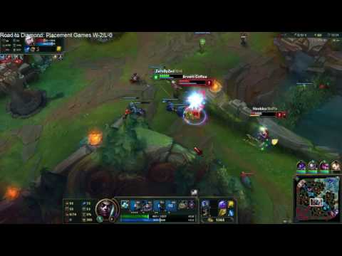 003 - Ekko vs Riven Top - S6 Gameplay ♦ Road to Diamond