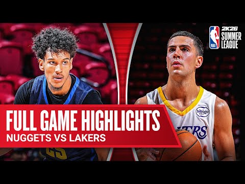NUGGETS vs LAKERS | NBA SUMMER LEAGUE | FULL GAME HIGHLIGHTS | July 18, 2025