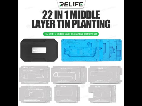 Bộ làm chân viền RELIFE RL-601T iPhone X đến 16PM (25 in 1)