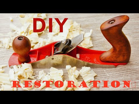 Old Russian hand planer restoration | How to restore a hand plane | Do It Yourself