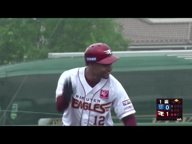 【ファーム(ノーゲーム)】来日初打席で先制!! イーグルス・ゴンザレス タイムリー2ベースヒットを放つ!! 2025年6月3日 東北楽天ゴールデンイーグルス 対 横浜DeNAベイスターズ