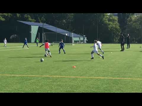Mohamed Amine with U9 RSC Anderlecht vs Krc Genk op 25/09/2022 next Pedri