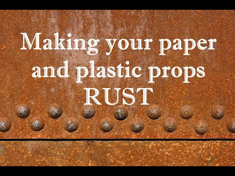 DIY HOW TO - Rust your Halloween props