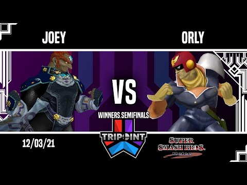Tripoint Smash 123 - Winners Semifinals - Joey(Ganondorf) Vs. ORLY(Captain Falcon)