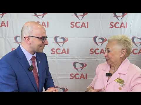 Dr. Bonnie H. Weiner speaks with Dr. Alraies at SCAI 2023 Scientific Sessions