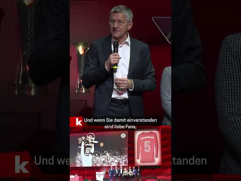 Hainer verkündet große Ehre: Beckenbauers Nummer 5 wird nicht mehr vergeben #shorts