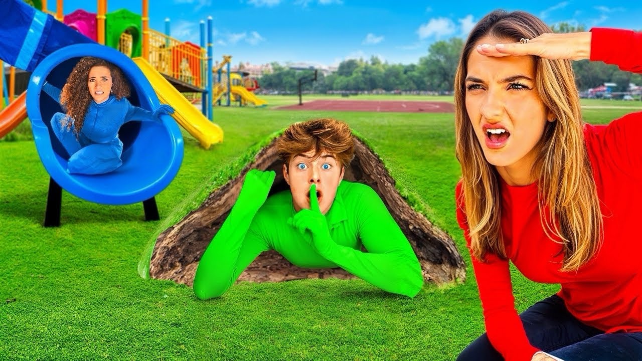 EXTREME HIDE AND SEEK IN ONE COLOR!