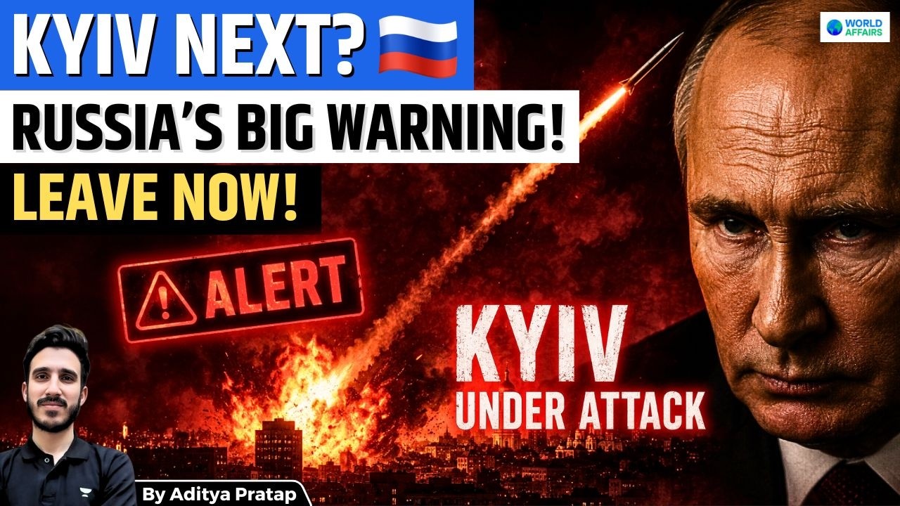 Russia Warns of Massive New Kyiv Strikes, Urges Foreign Nationals to Flee Immediately