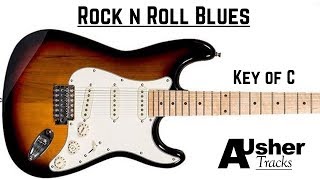 Fast Rock n Roll C Blues | Guitar Backing Track in C major