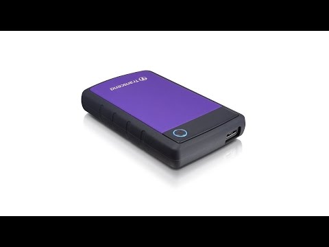 Unboxing of a Transcend 2TB 2.5" USB 3.0 StoreJet Military Grade Shock Resistance Portable