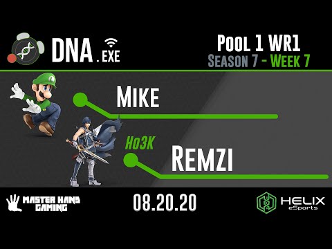 DNA.EXE S7:W7 - Mike (Luigi) vs Remzi (Pokemon Trainer, Chrom) - Pool 1 WR1