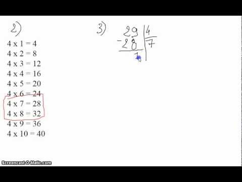 comment poser une division à 2 chiffres cm1