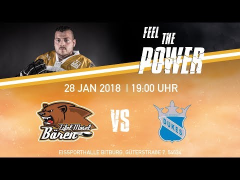 Eifel-Mosel Bären gegen ESC Darmstadt Dukes 28.01.2018
