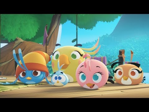 Angry Birds Stella - Pink Bird Skill Game Walkthrough Levels 1-13 Video