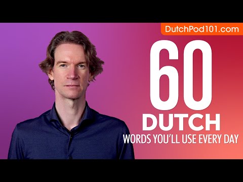 60 Dutch Words You'll Use Every Day - Basic Vocabulary #46