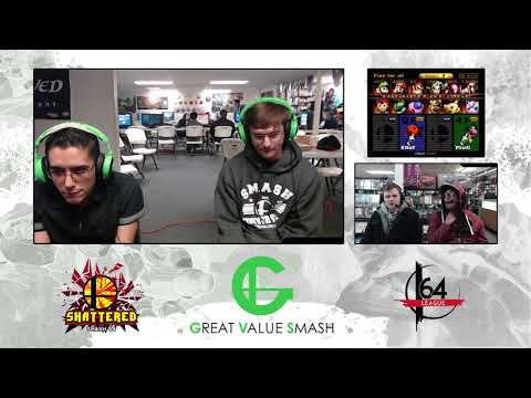 Smash 64: Spongy (Kirby) V Fireblaster (Yoshi) - Shattered 141 Tournament SSB64