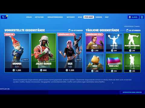 Fortnite Shop 04.12.2019  +Übungsrunden Ü30 Deutsch Live
