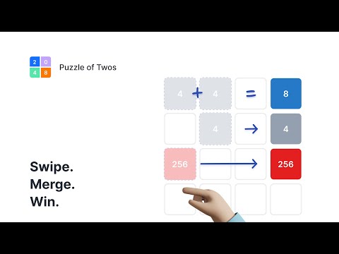 2048 Puzzle of Twos video thumbnail