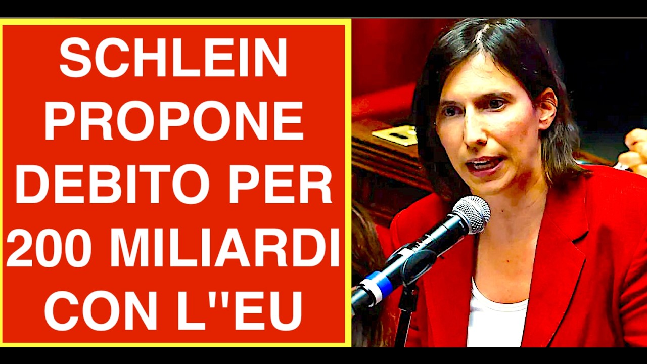 SCHLEIN PROPONE DEBITO PER 200 MILIARDI CON L''EUROPA