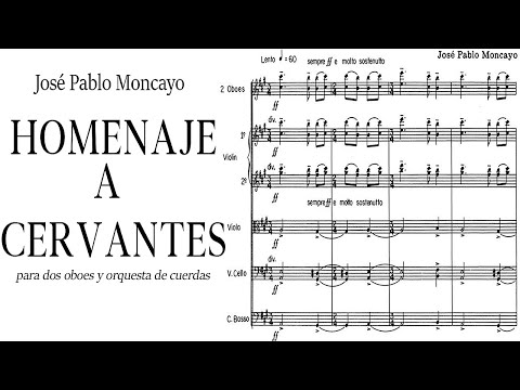 José Pablo Moncayo - Homenaje a Cervantes (1947) Score