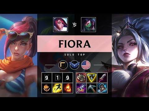 Fiora Top vs Akali: Godlike - NA Diamond Patch 14.24