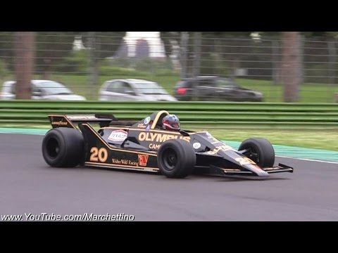 Historic Formula 1 Cars PURE V8, V10 & V12 Sounds!