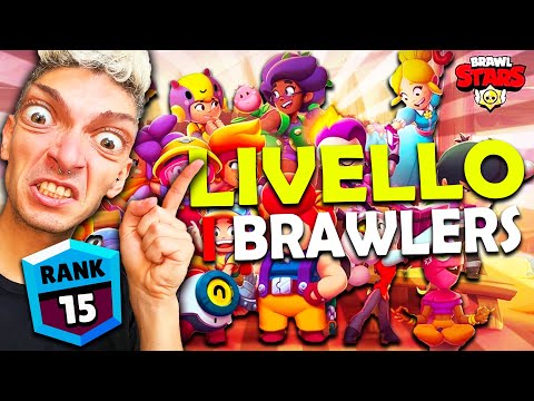 LIVELLIAMO I BRAWLERS NELL' ACCOUNT DI BRAWL STARS !!