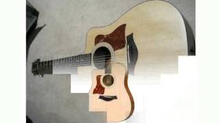 Video thumbnail for Taylor 110e SapeleSpruce Dreadnought Acoustic-Electric Guitar Natural by mocasea