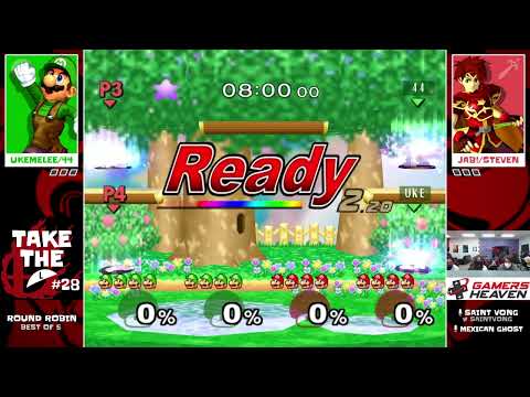 44/Ukemelee vs Jab!/Steven | Take The L #28 Melee Doubles