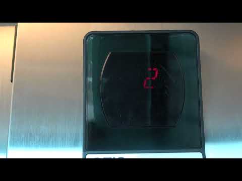 RARE! Otis Series 1 Hydraulic Elevator with Series 5 controls at WakeMed Parking Garage in Cary, NC.