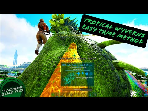 TROPICAL WYVERN EASY TAMING METHOD! GRAPPLE TECHNIQUE