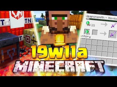 FINALMENTE I NUOVI VILLAGER e 1.15 - Minecraft ITA - 19w11a: Scambi & Reputazione