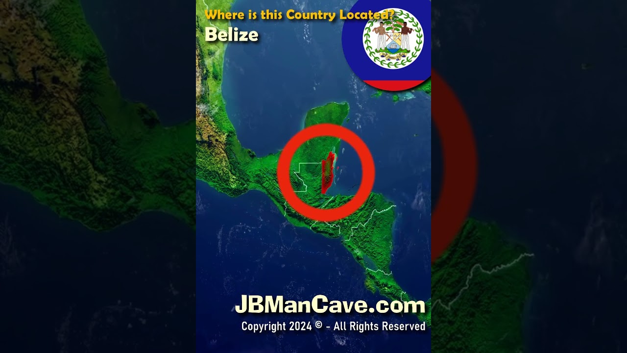 Where is BELIZE Located in the WORLD? JBManCave.com #Shorts