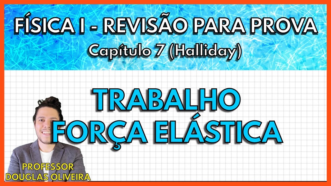 [REVISÃO FÍSICA 1] Trabalho da Força Elástica (Capítulo 7 Halliday)