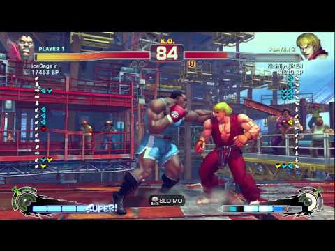 KichijyojiKEN [Ken] vs - R - [Balrog] 1 of 2 SSF4 Japanese Online Ranked Matches - TRUE-HD