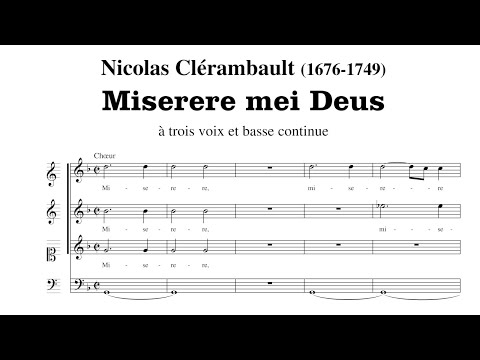 Louis-Nicolas Clérambault - Miserere, C. 116