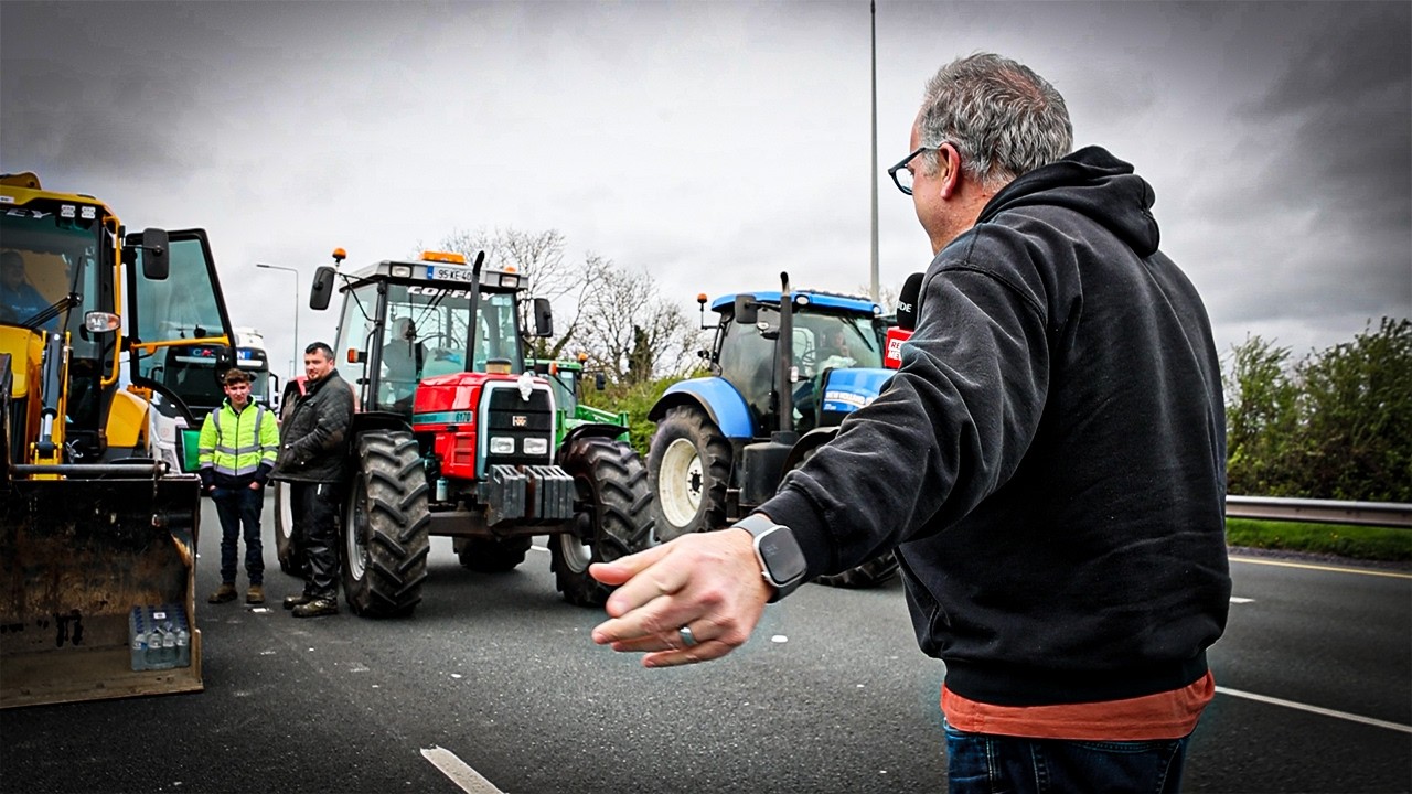 Police in Ireland support fuel protests according to truckers I spoke with