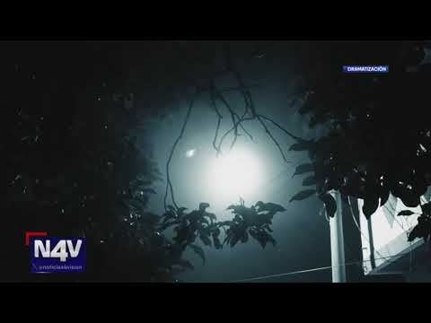 Misteriosa silueta de blanco en Tonacatepeque | Noticias 4 Visión | El Salvador