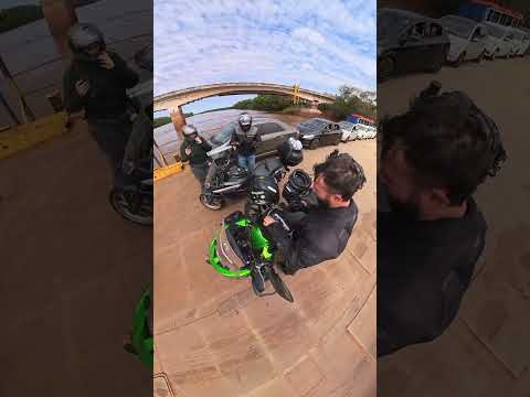 Travessia de balsa para Umuarama PR