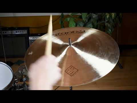20" Istanbul Agop Traditional Dark Crash Cymbal 1740g *Video Demo* image 7