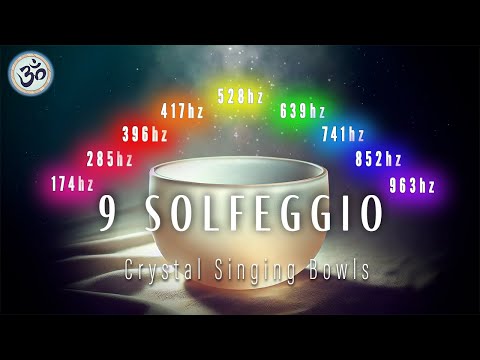Alle 9 Solfeggio-Frequenzen, Ganzkörperheilung, Ganzkörper-Aurareinigung, Heilfrequenzen