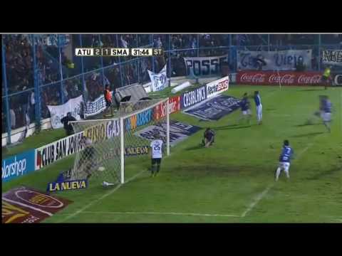 Gol de Guillermo Acosta - Atletico Tucuman 2 Vs 1 San Martin SJ - Fecha 15 - Liga Argentina