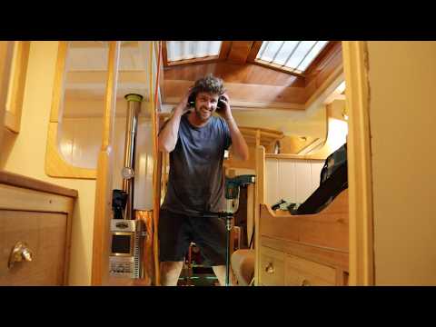 Drilling Holes in a Lead Keel! - 1'' Bronze Keel Bolts. DIY Wooden Sailing Boat Build (EP 93)