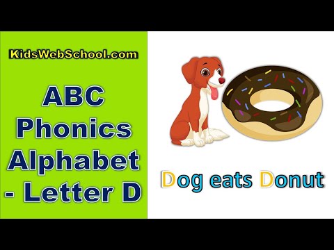 ABC Phonics Alphabet – Letter D | Learning English for kids | Phonic ...