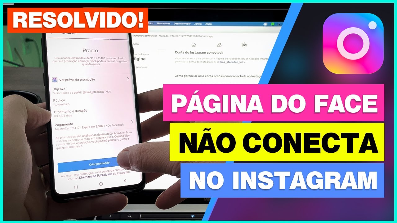 Página do Facebook não conecta na Conta no Instagram [2024]