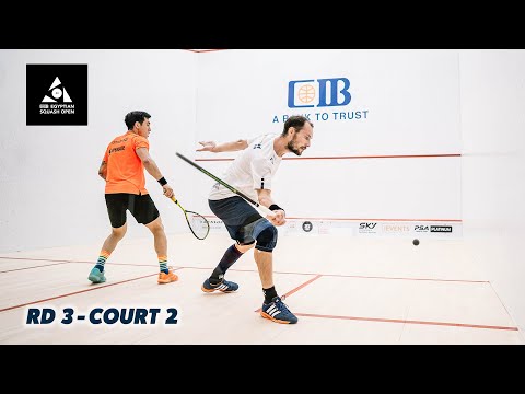 CIB Egyptian Open 2020 -  Court 2 Livestream - Rd 3
