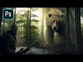 THE BEAR Cinematic Photo Manipulation Photoshop Tutorial