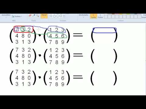 Mathe: Matrixoperationen 4 - Matrixmultiplikation fachlich