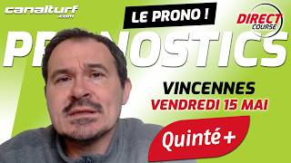 emission video des courses turf pmu du Vendredi 15 mai 2026